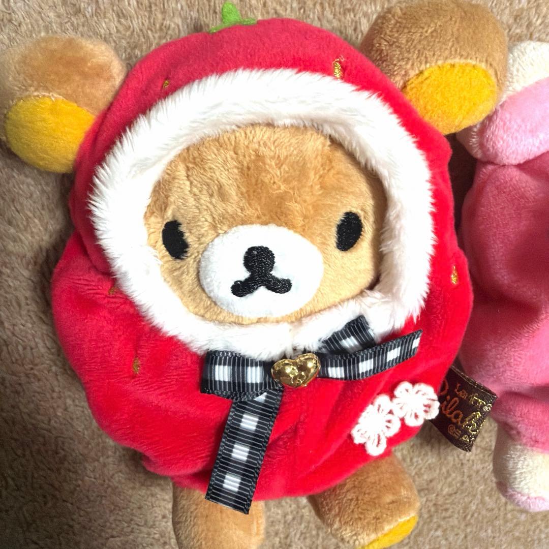 リラックマストア限定 あつめてぬいぐるみ パリのいちご 着ぐるみ