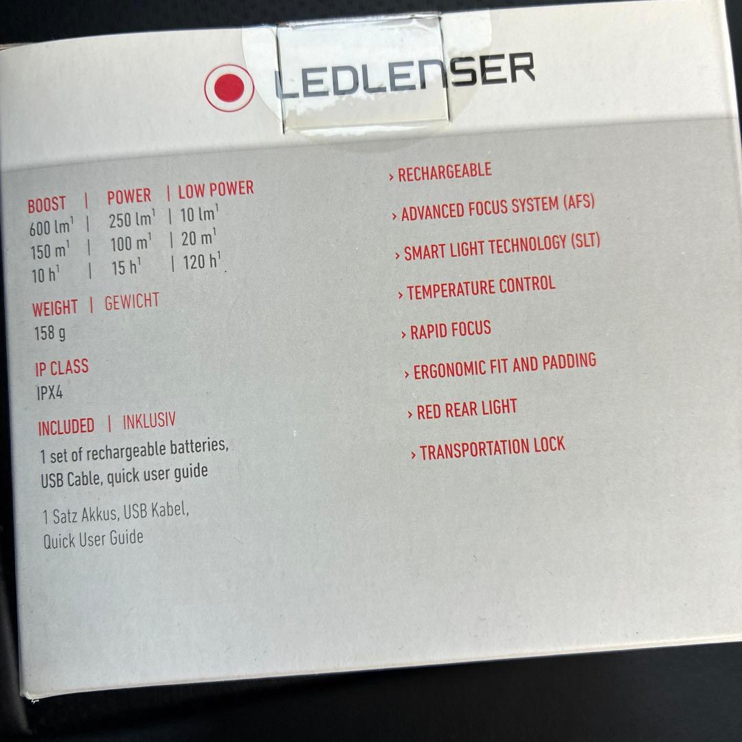 LEDLENSER H8R ヘッドランプ 充電式