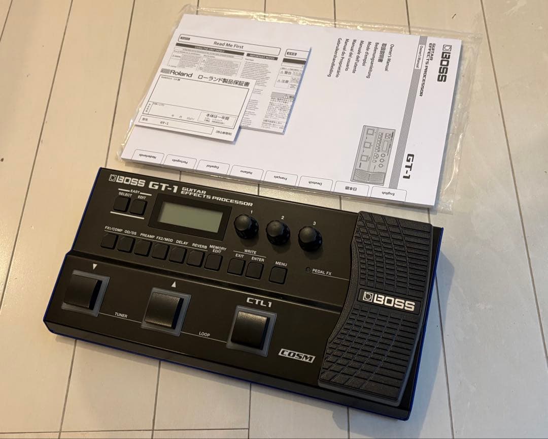 【箱なし・美品】BOSS GT-1 ギターエフェクター
