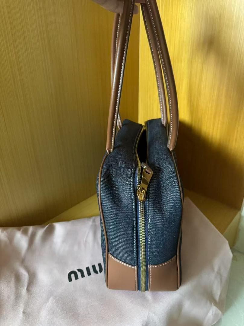美品 デニム ハンドバッグ トートバッグ