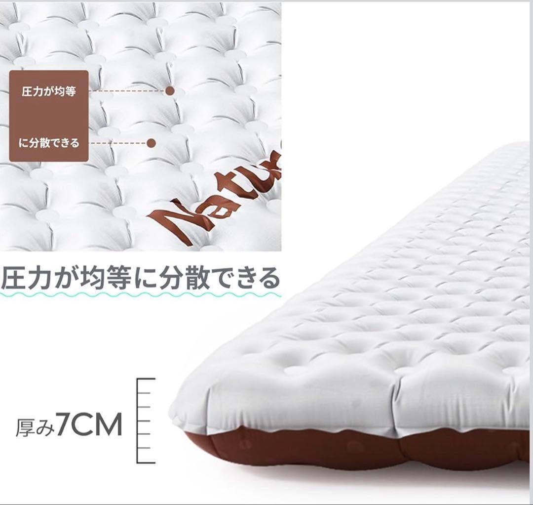 【メロン】Naturehike R値3.5 エアーマット