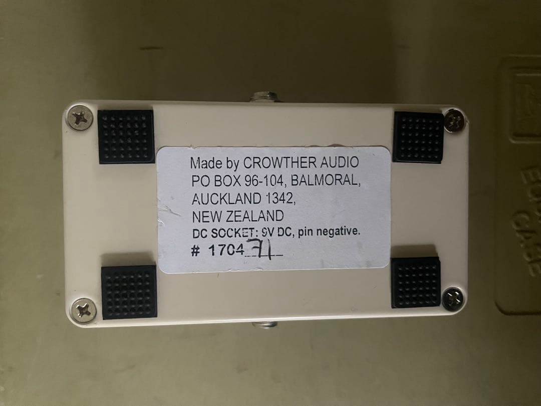 ギター CROWTHER AUDIO HOT CAKE NZ 3 Knob