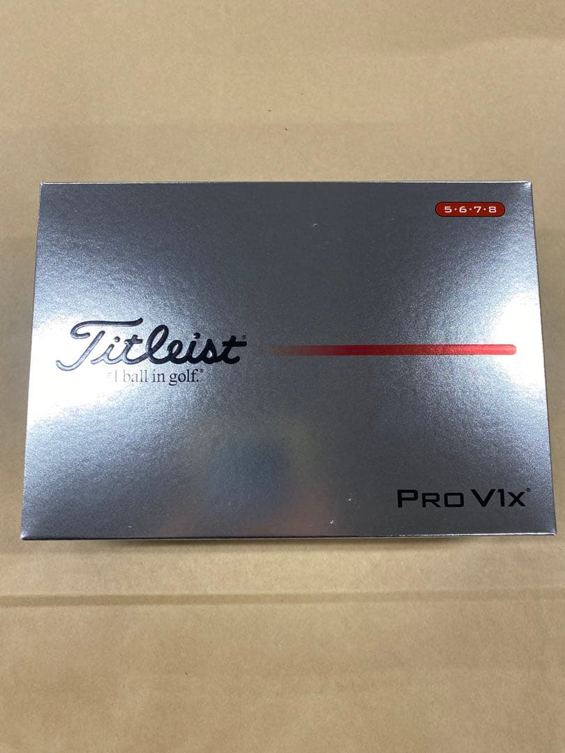新品未使用2025年タイトリストPRO V1X ハイN 1ダース12球日本仕様