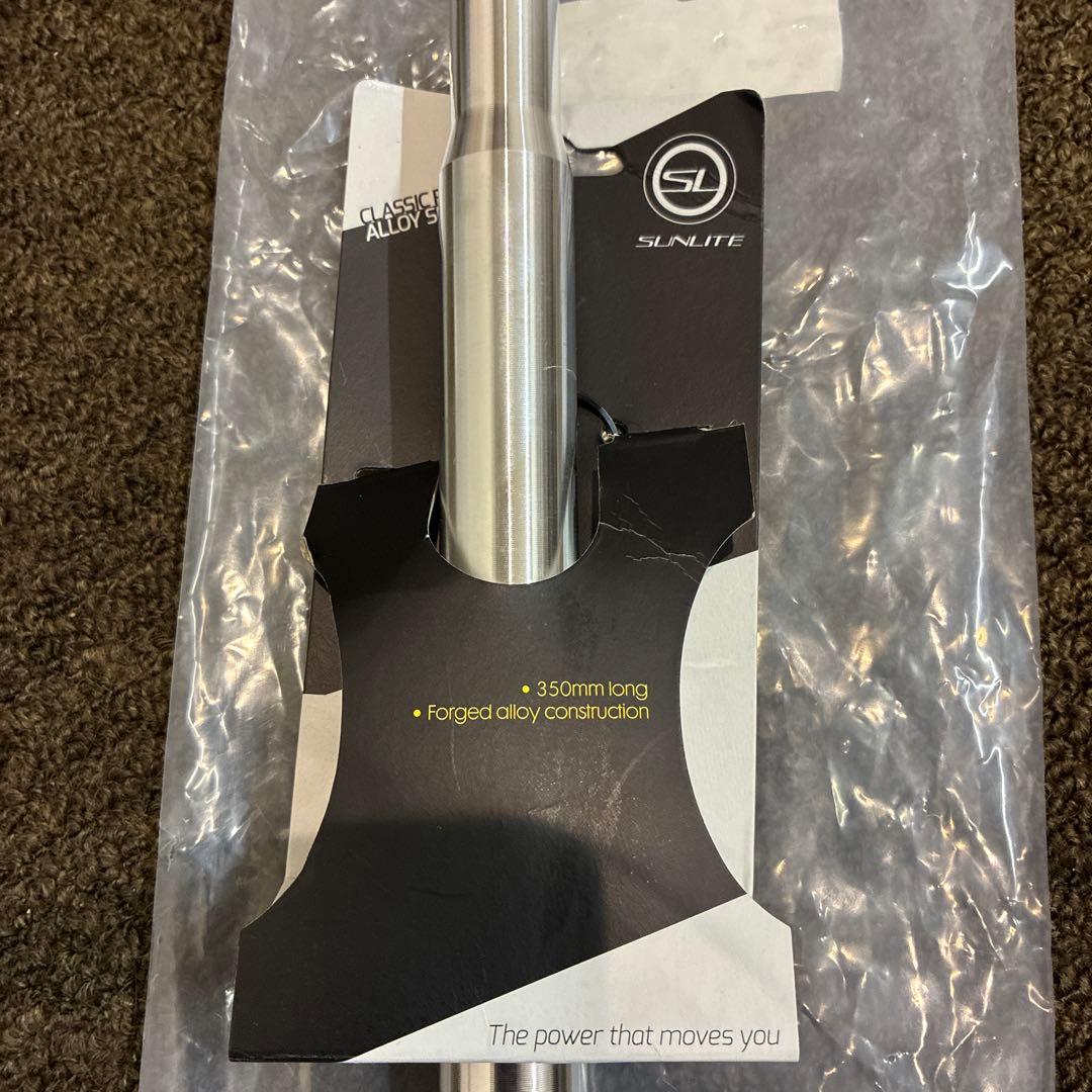 Sunlite Alloy Pillar シルバー　26.8×350mm