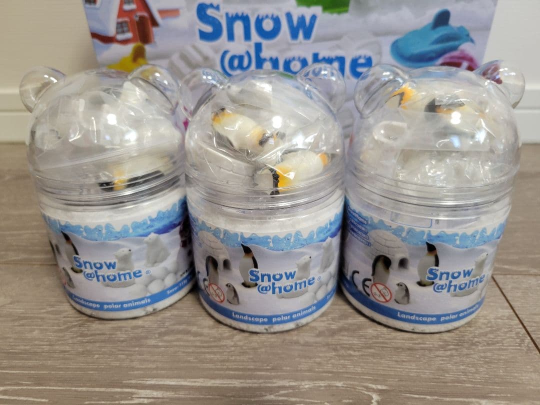 ＠ スノーアットホーム こおりのまち アニマル 雪だるま 10個