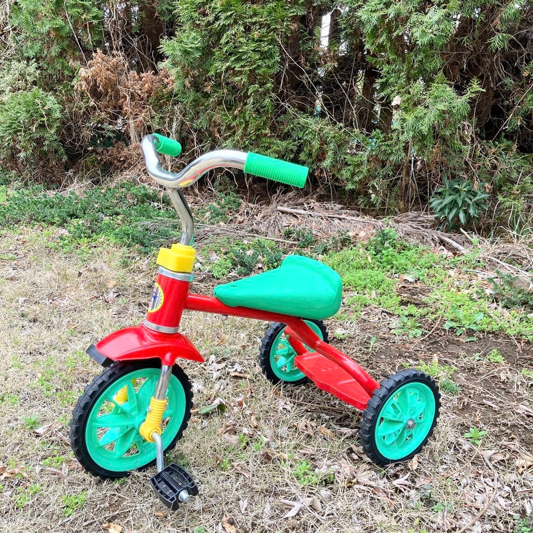 TSUBAME ツバメ 豆ダッシュ 子供用 三輪車 レッド グリーン レトロ