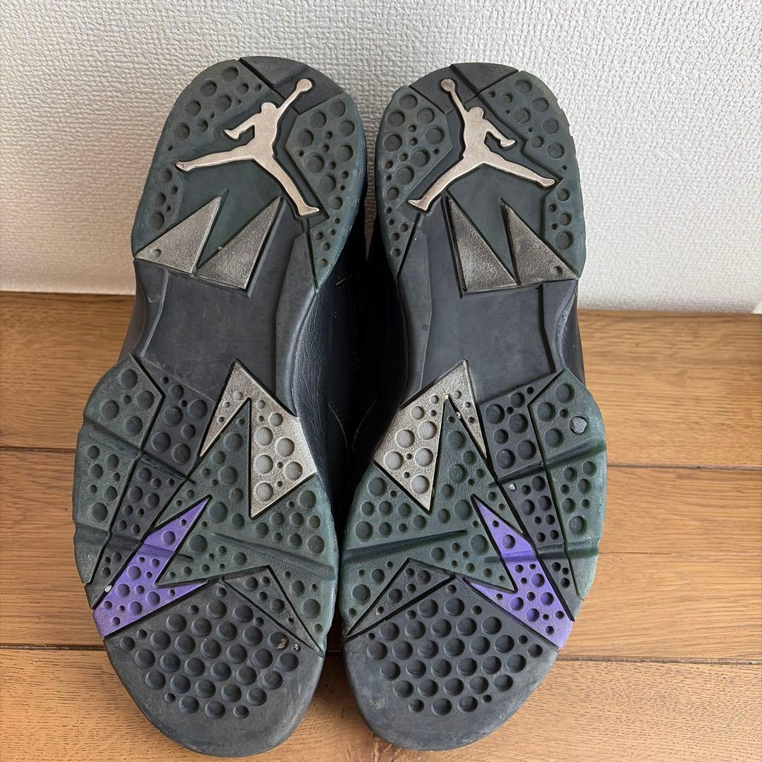 Air Jordan 7 ブラック/パープル　レイアレン