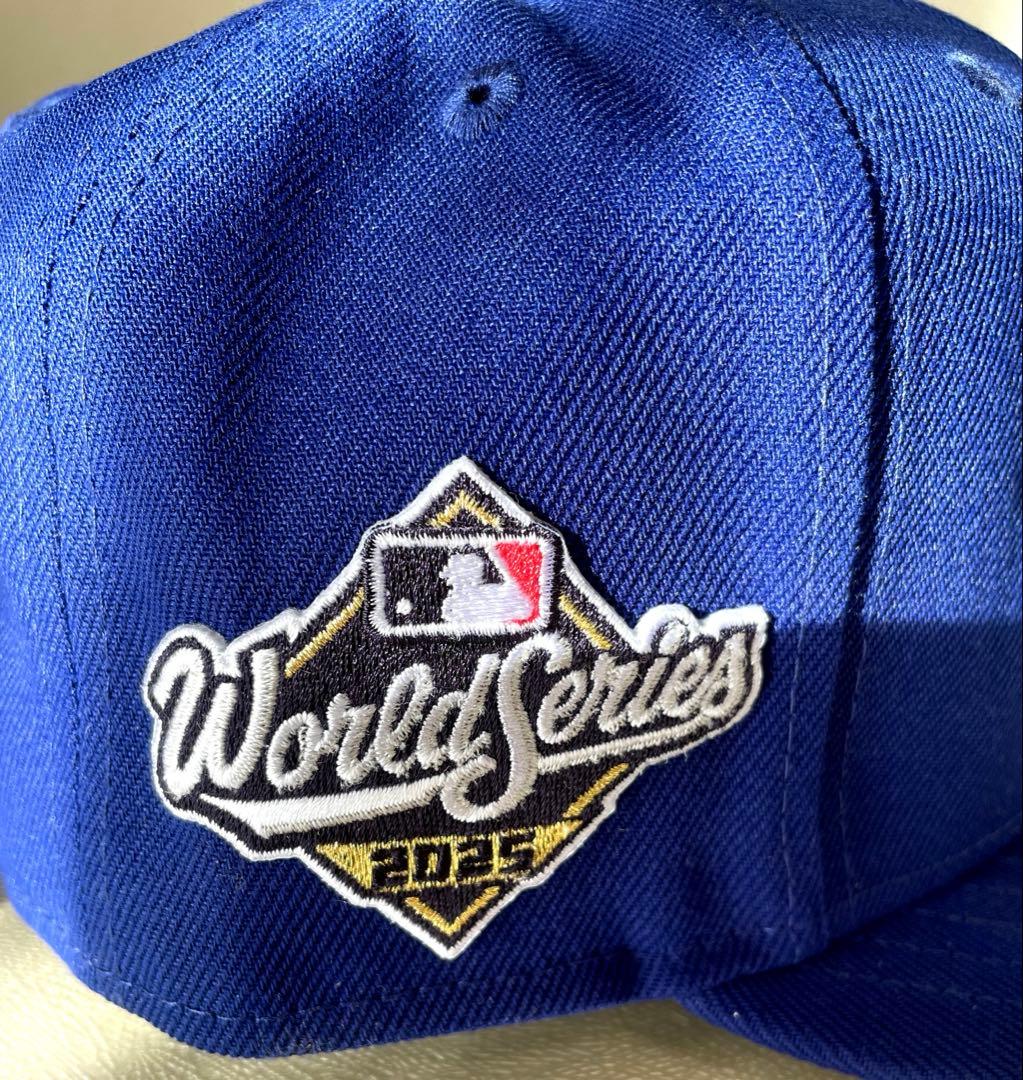 2025年World Series キャップ 59FIFTYネイビー ドジャース