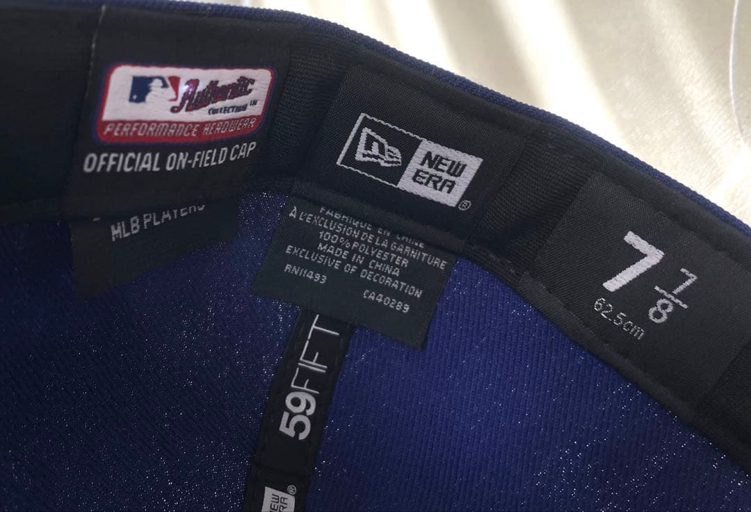 2025年World Series キャップ 59FIFTYネイビー ドジャース