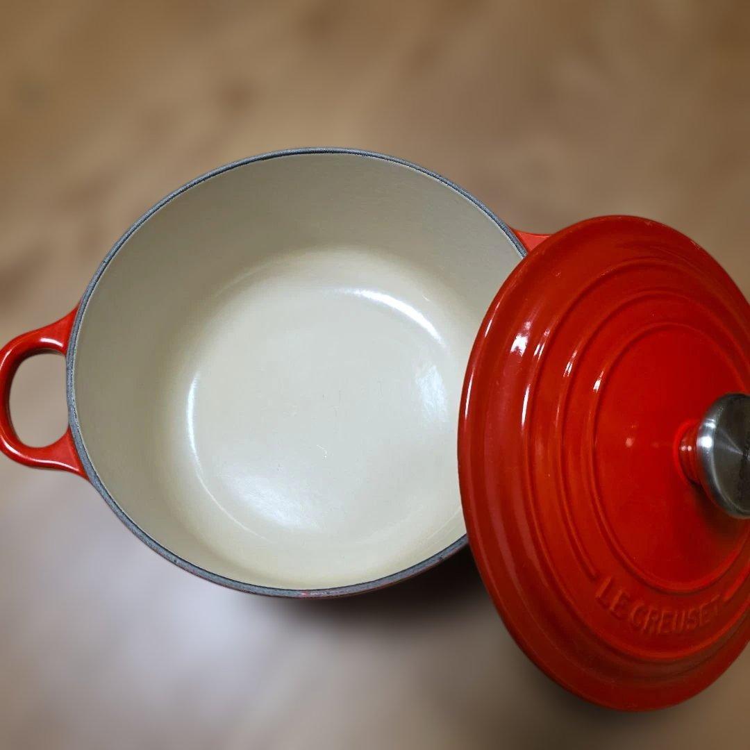 ル・クルーゼ　20cm　ココットロンド　両手鍋