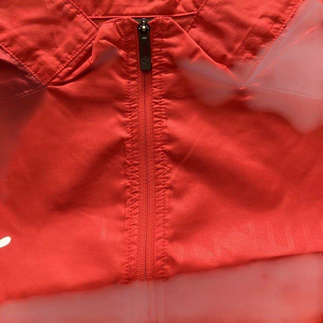 Puma 未使用品　WINDCEL レッドウィンドブレーカー　ピステ　上下セット