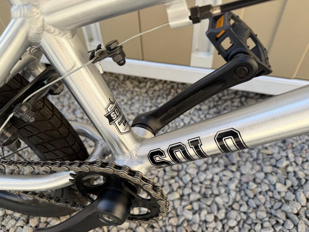 DURCUS ONE SOLO 16 POLISH BMXバイク シルバー