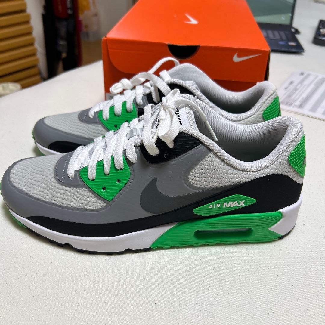 希少Nike Air Max 90g グレー/グリーン スニーカー