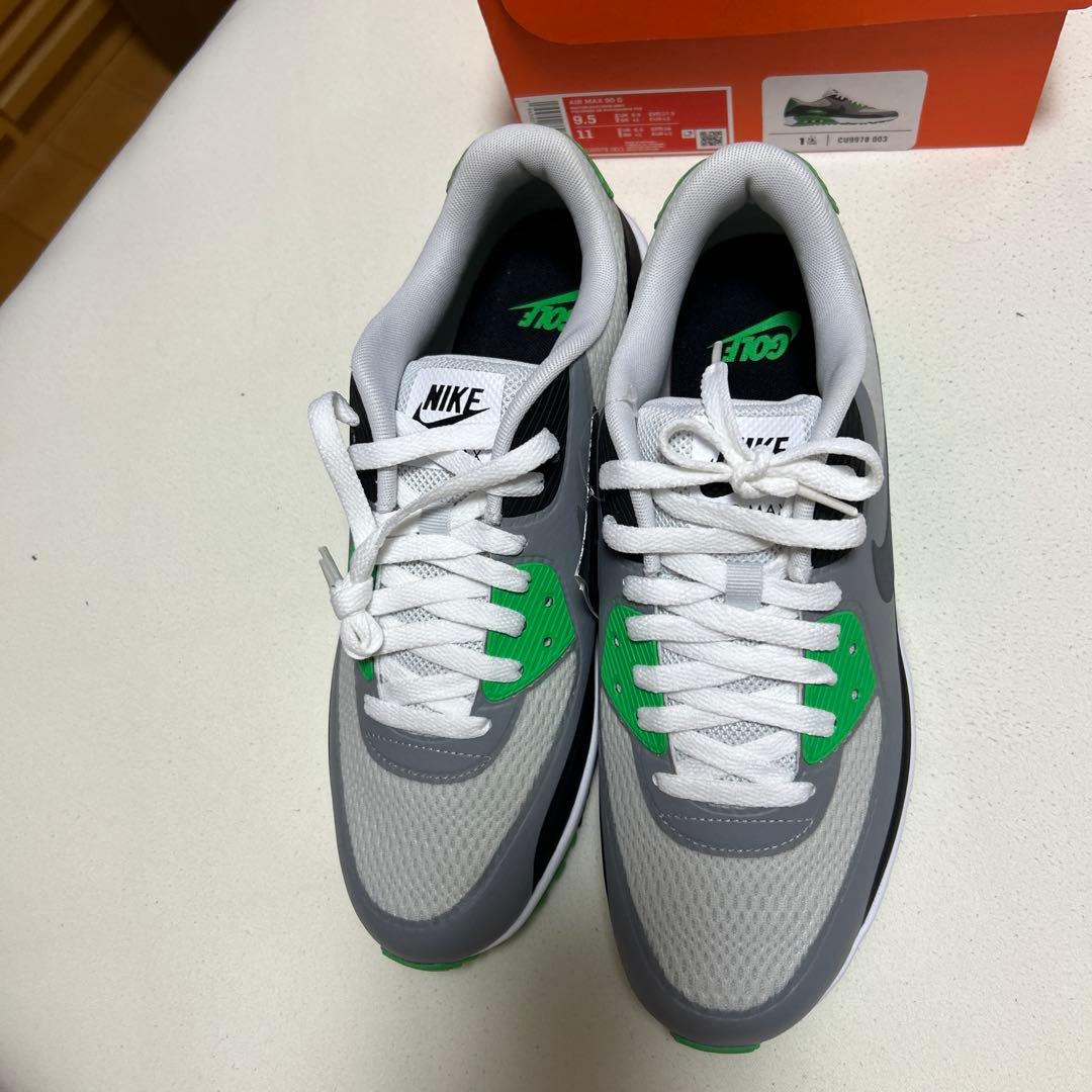 希少Nike Air Max 90g グレー/グリーン スニーカー