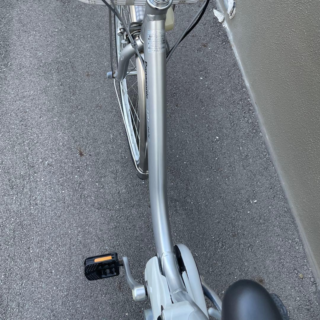 パナソニック電動アシスト自転車26インチシルバー