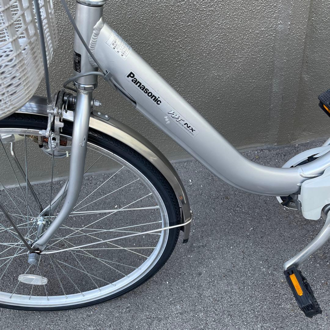 パナソニック電動アシスト自転車26インチシルバー