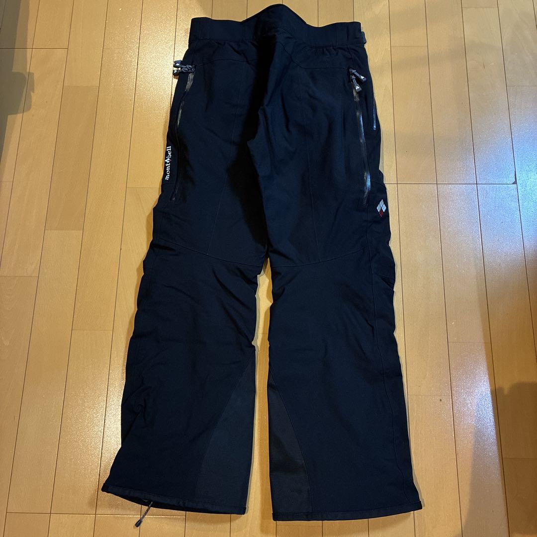 再値下げ❗️モンベル　ドライテックインシュレーテッドパンツ　レディース　L-s 黒