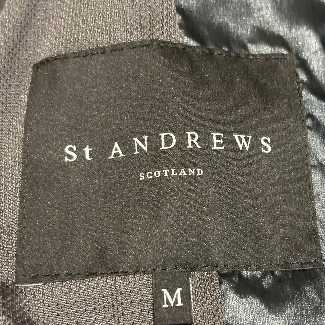 St ANDREWS /ナイロン ジップアップジャケット/SIZE:M/GOLF