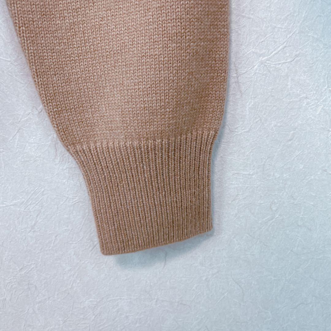 新品２４FW archivio 肉厚カシミヤ100％ハイネックセーター 38号