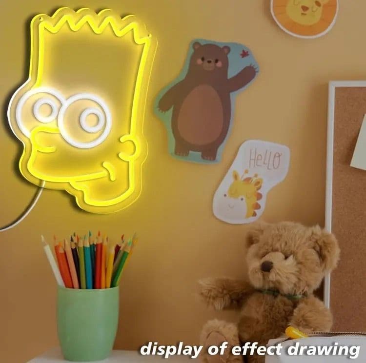 ネオンサイン シンプソンズ ネオンライト LED おしゃれ 壁掛け