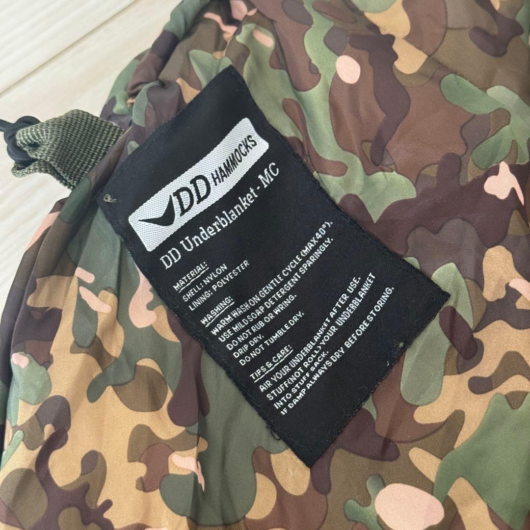 極美品 DDハンモック用 アンダーブランケットMC マルチカモ