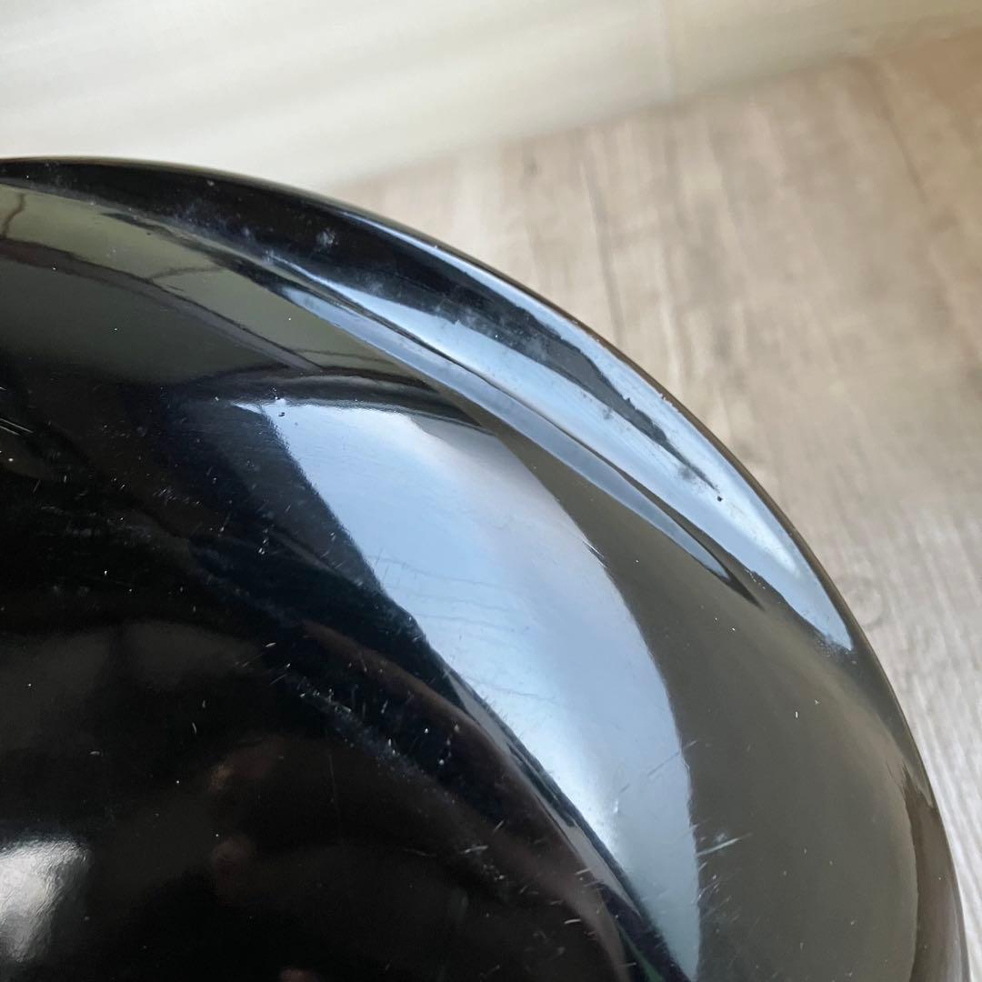 3F 【美品】ぎやまん金彩 竹模様 丸皿トレー 和モダン 菓子器 布地風デザイン