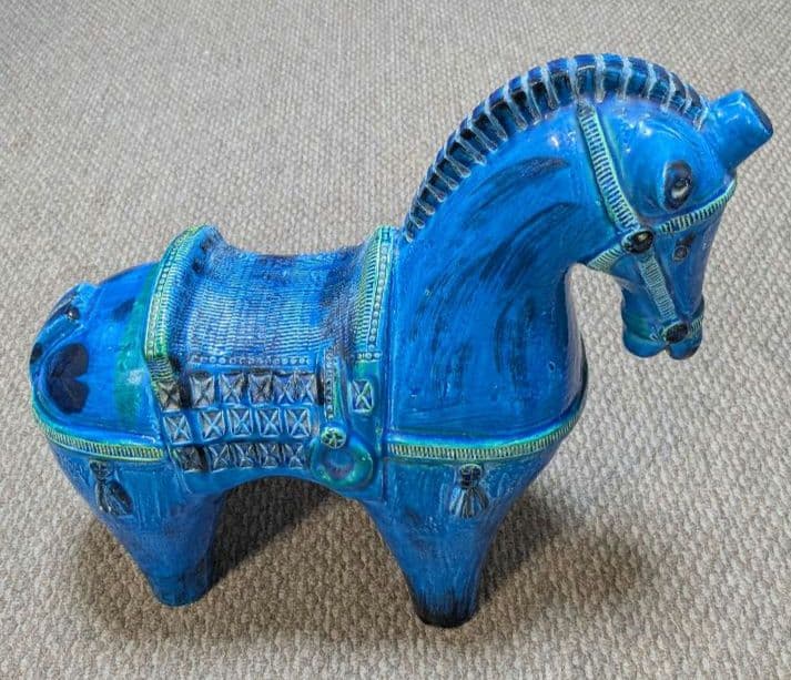 陶器オブジェ　馬　イタリア製　FLAVIA