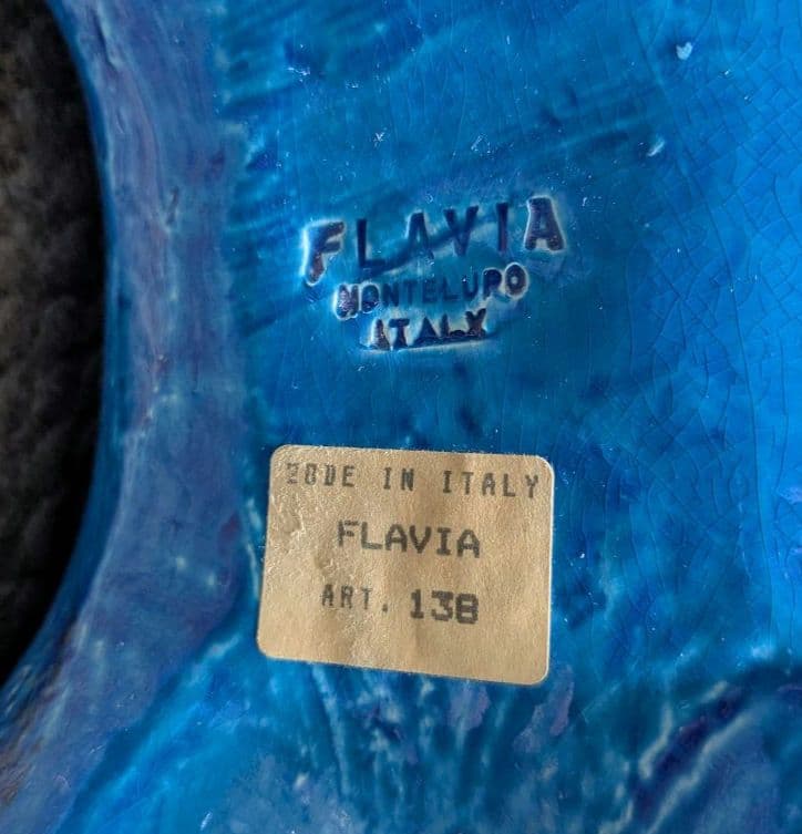 陶器オブジェ　馬　イタリア製　FLAVIA