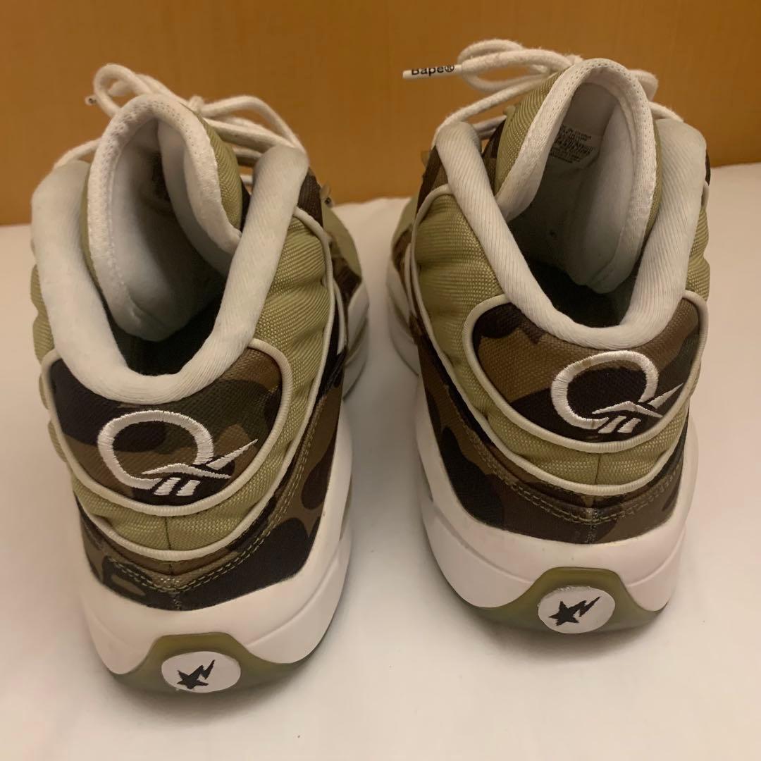 ABathingApeリーボックIversonクエスチョン28.5cm