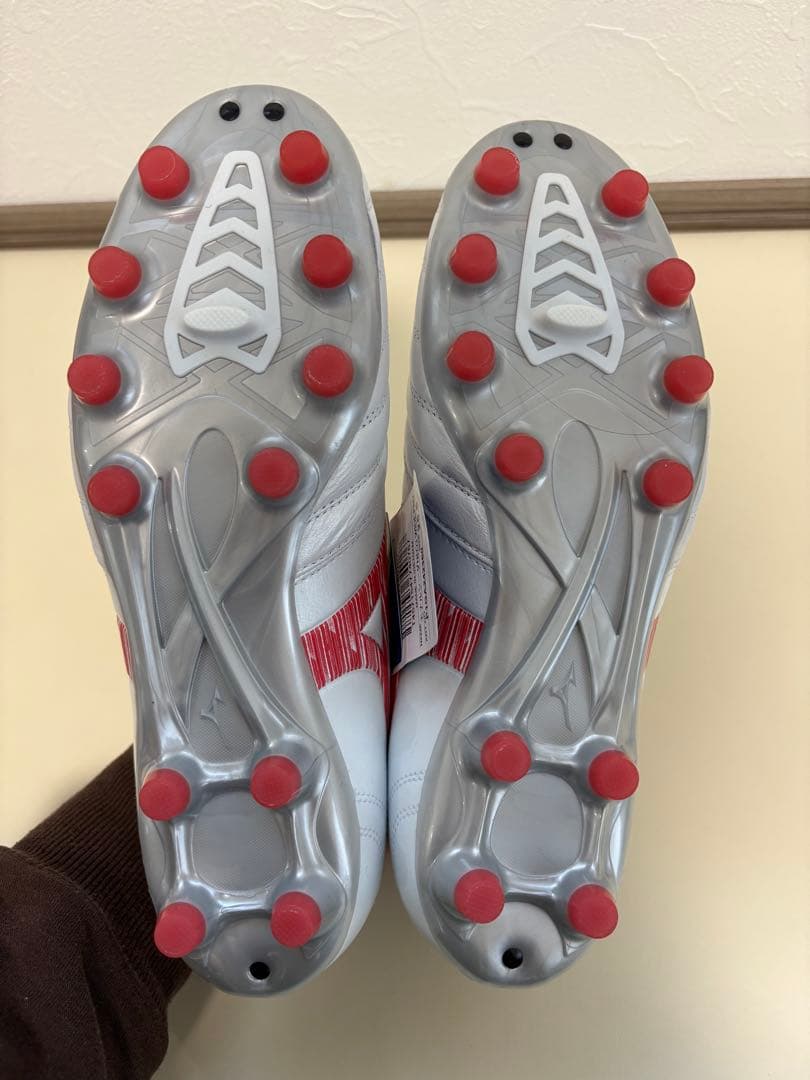 【新品】モナルシーダネオ3 ワイド プロ　WIDE PRO 25.5 白×赤
