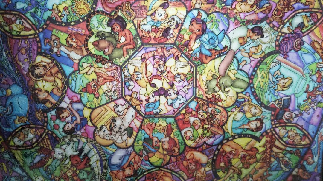 ジグソーパズル ディズニー＆ディズニー 完成品 芸術 作品 インテリア