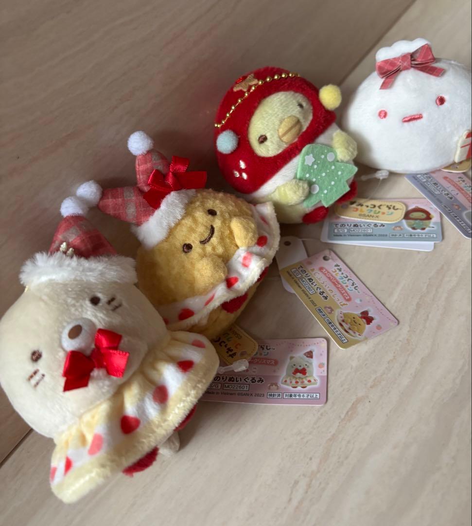 すみっコぐらし てのりぬいぐるみ　ストロベリークリスマス サンエックス