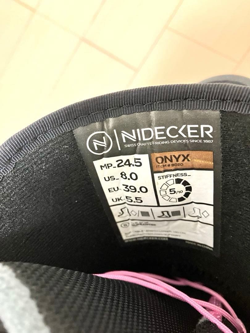 Nidecker ナイデッカー ONYX BOA オニキス ボア 24.5cm