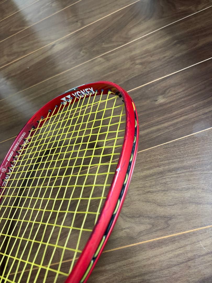 YONEX テニスラケット 赤 ケース付き