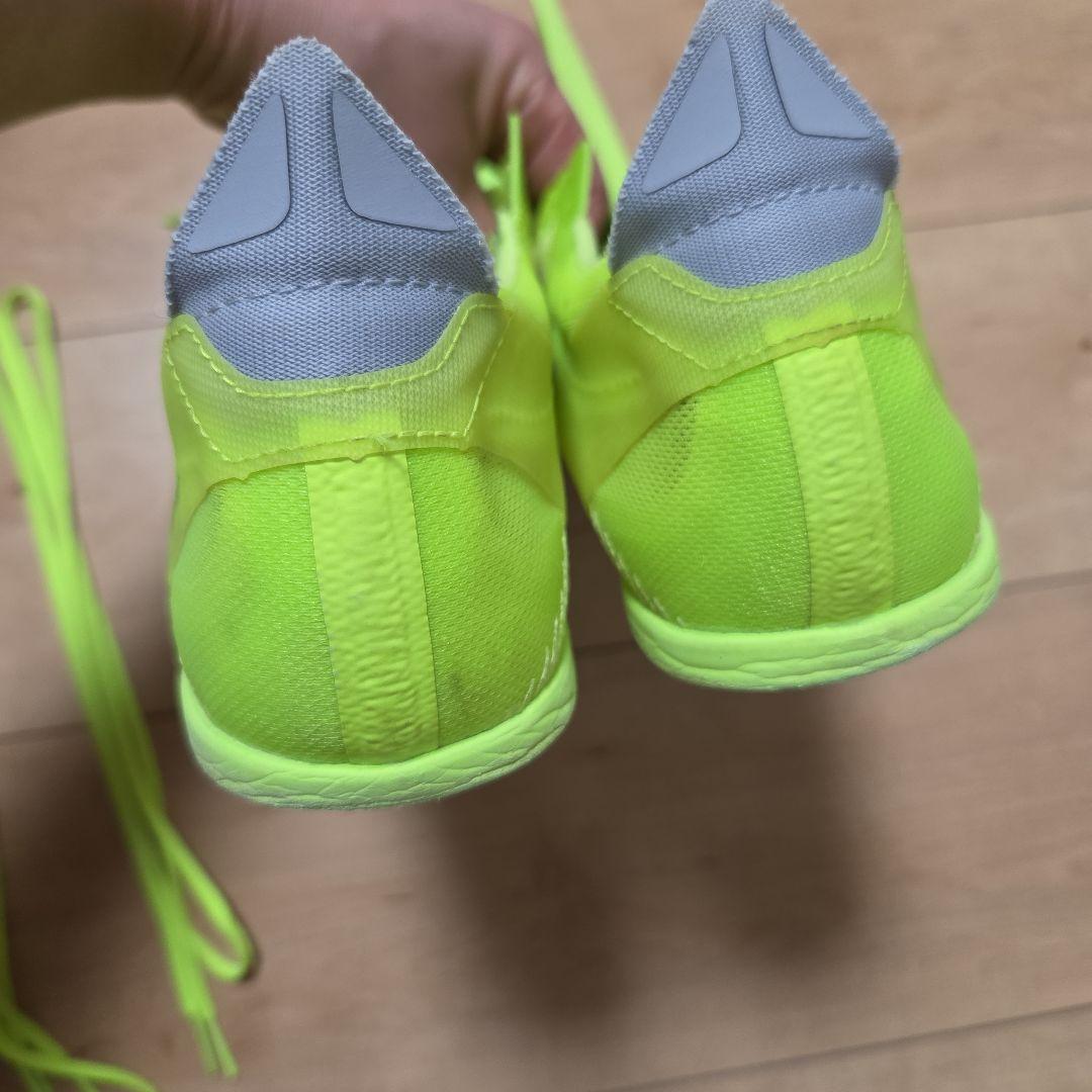 ADIZERO フィネス(短距離)スパイクシューズ 蛍光イエロー　２９㎝