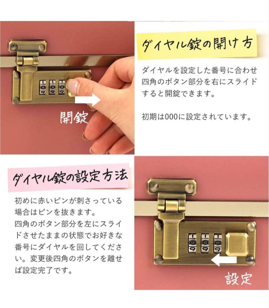 コスメボックス メイク アクセサリーケース ジュエリーボックス 青 ブルー