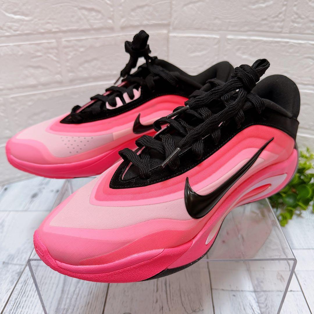 NIKE⭐️A'ONE EP 26.5cm ブラック/ピンク バッシュ バスケ