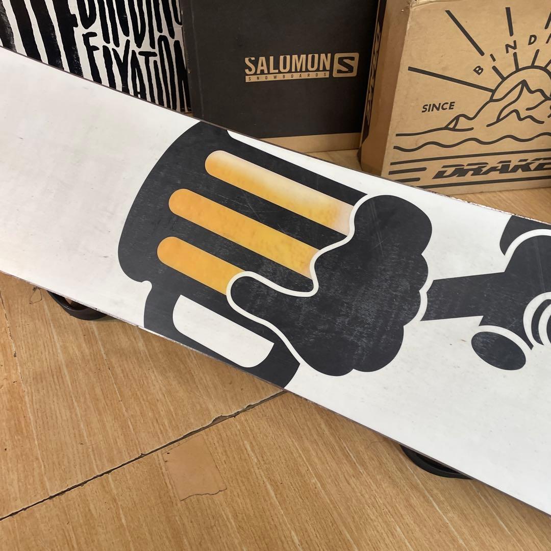 SALOMON×ZUMA　サロモン　未使用バインディング付スノーボードセット