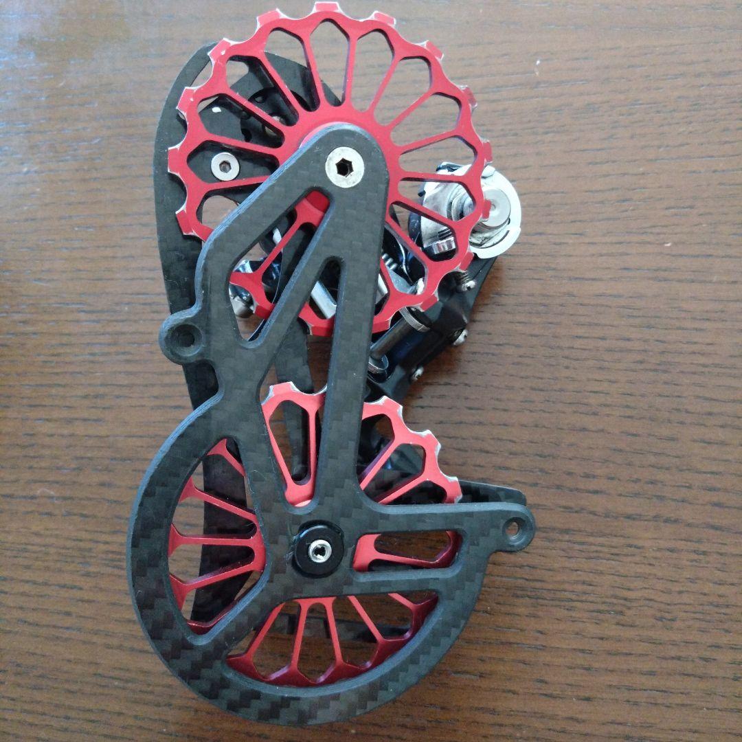 SHIMANO 105 リアディレイラー RD-5700 ビッグプーリー換装済み