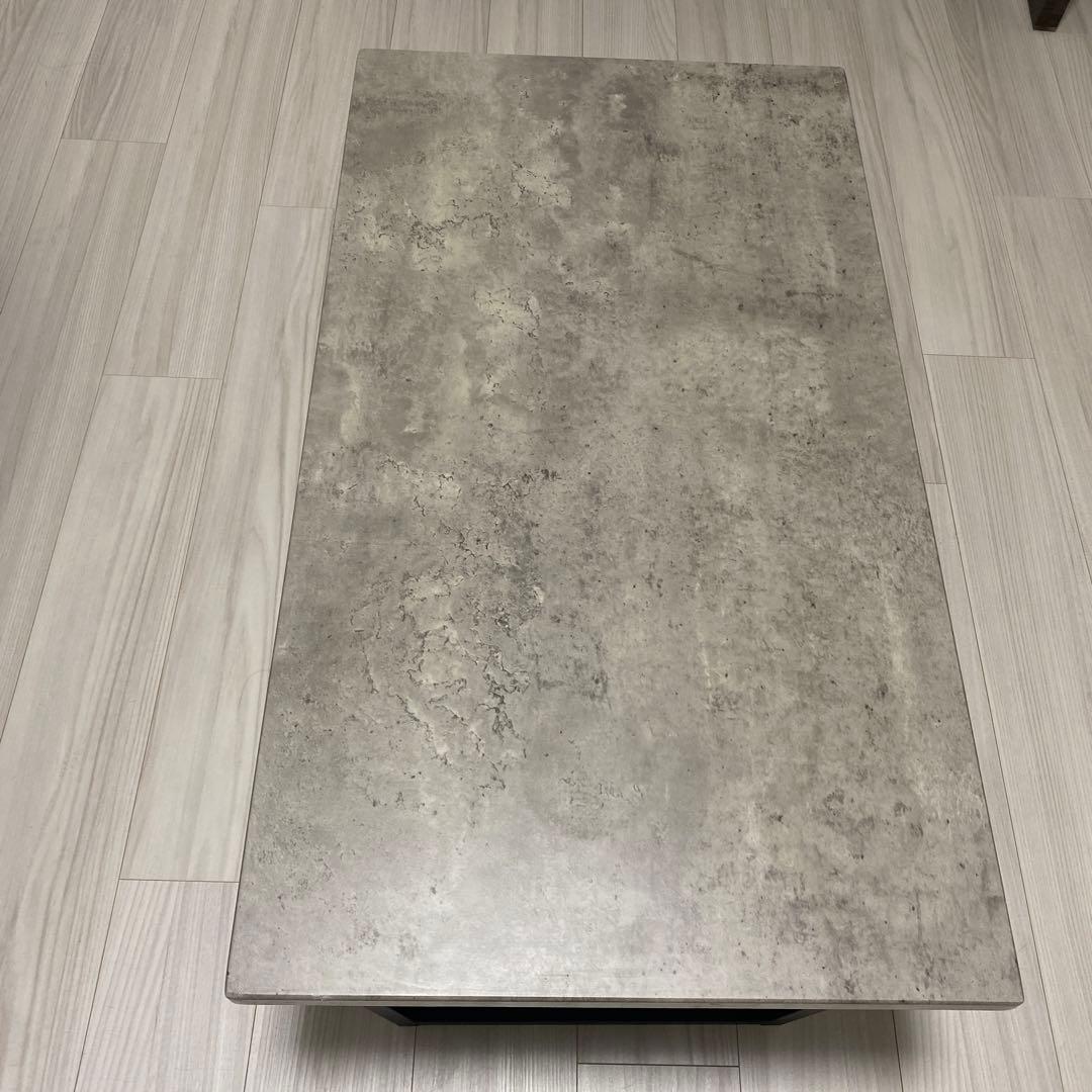 荻原　センターテーブル　大理石風 約90cm x 50cm