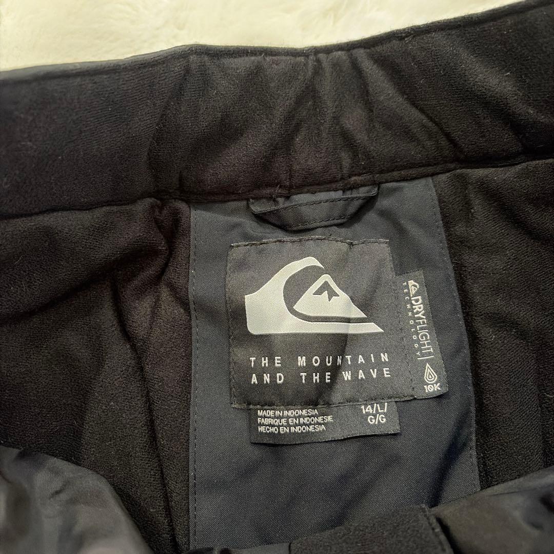 美品　QUIKSILVER スノーボードウェアセット　スノーウェア　160