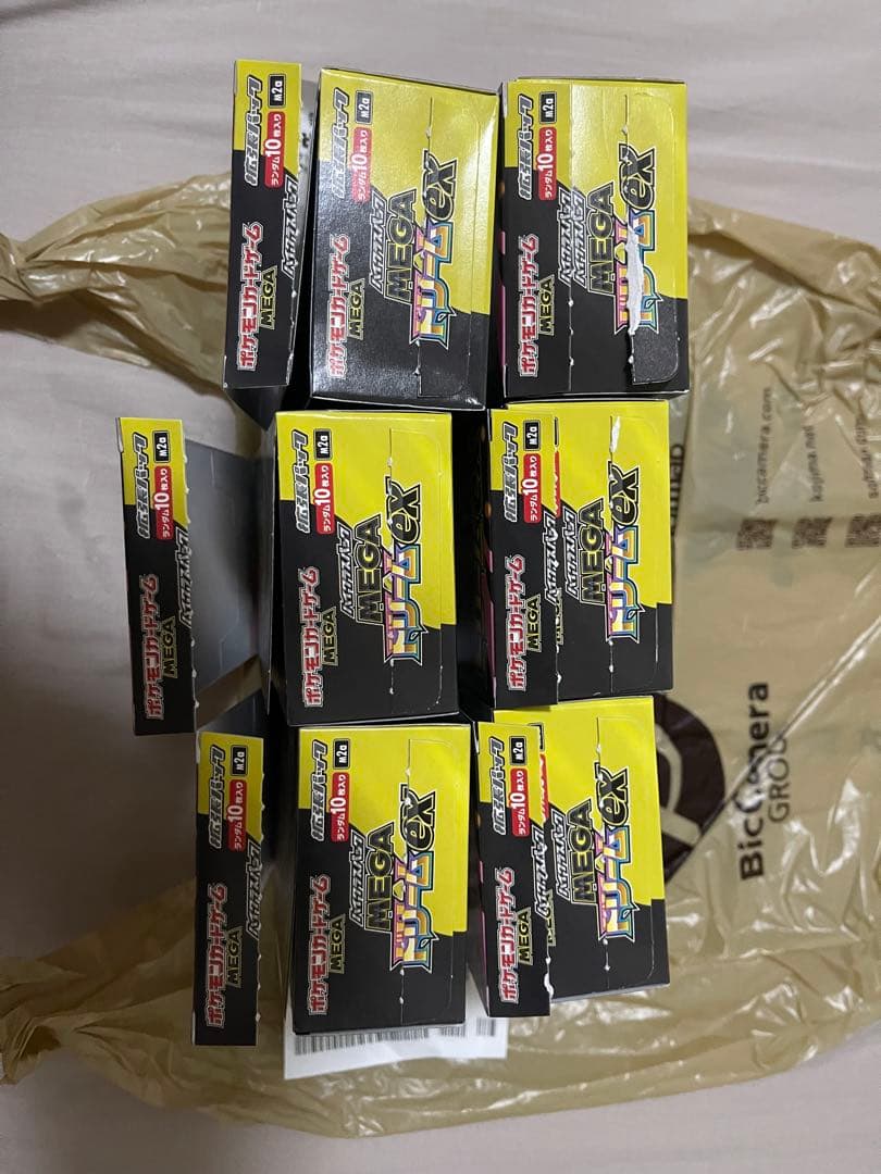 メガドリームex　6box　シュリンクなし　ぺりぺりなし