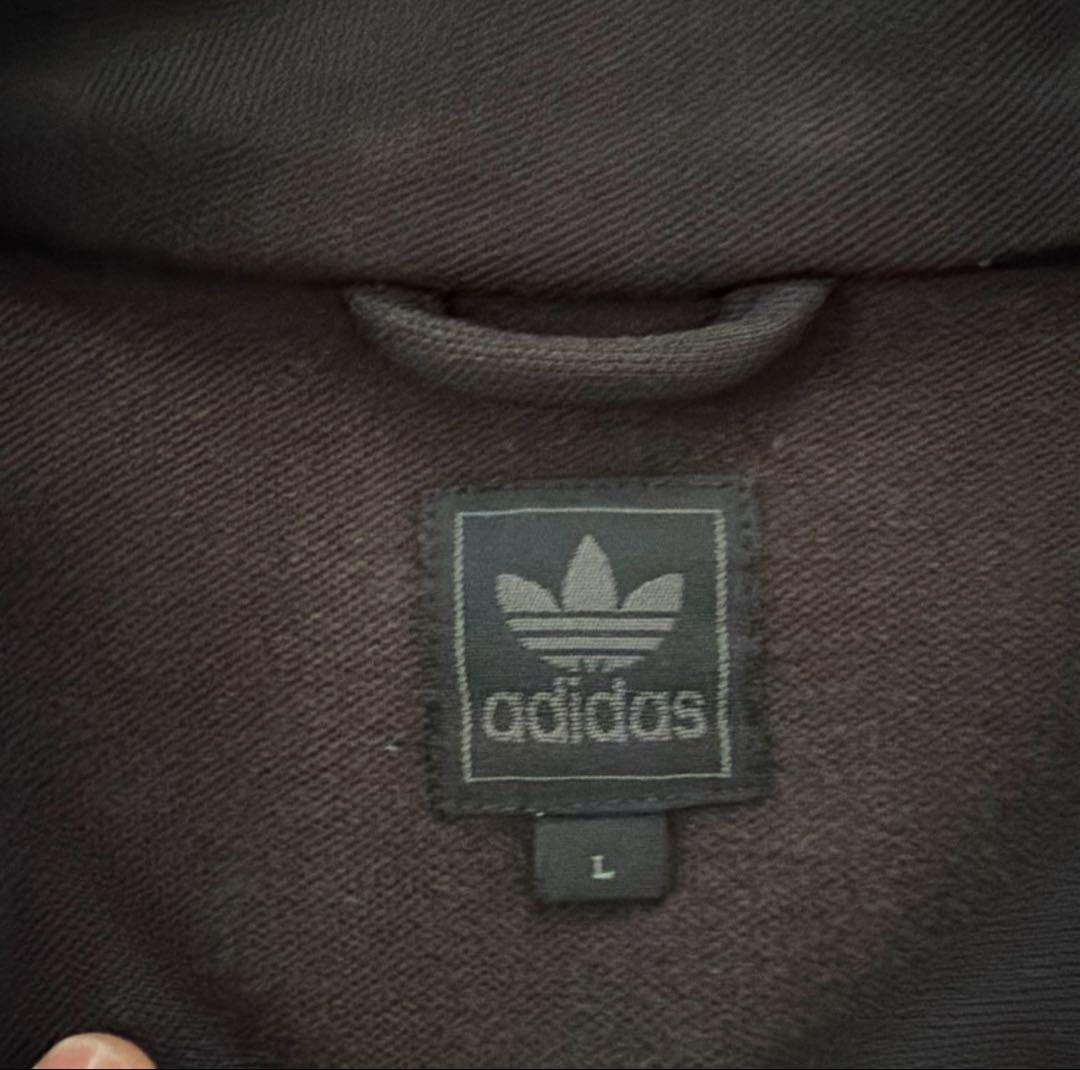 【美品】adidas ブラック ジャージ オールドアディダス