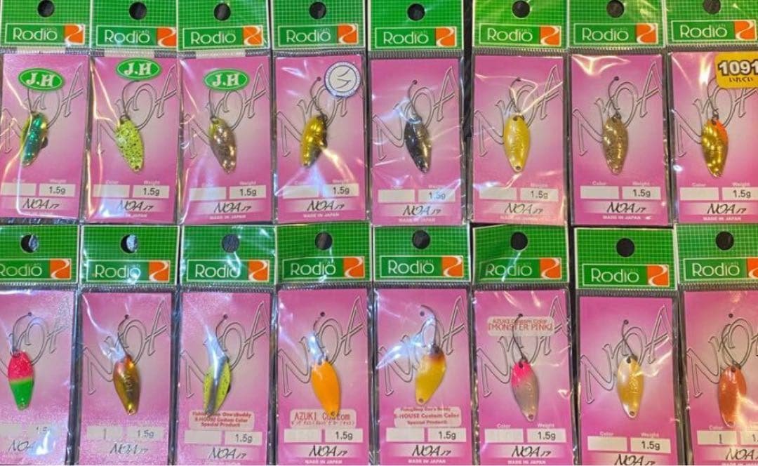 【限定オリカラ】　ロデオクラフト ノア1.5g 16枚セット　城峰　みどぴーの