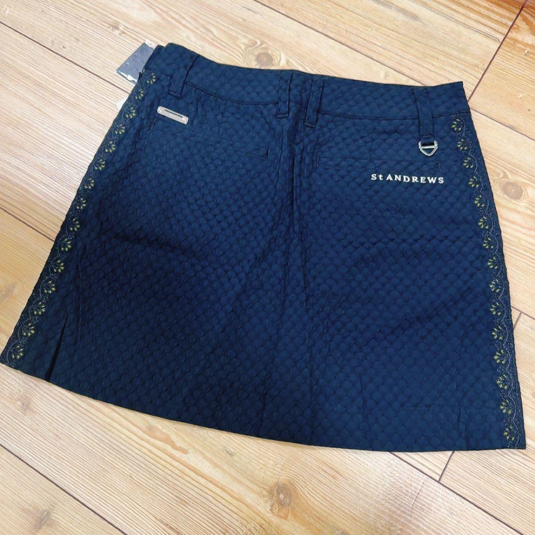 【新品】　セントアンドリュース　ジャカードストレッチスカート　定価28,600円