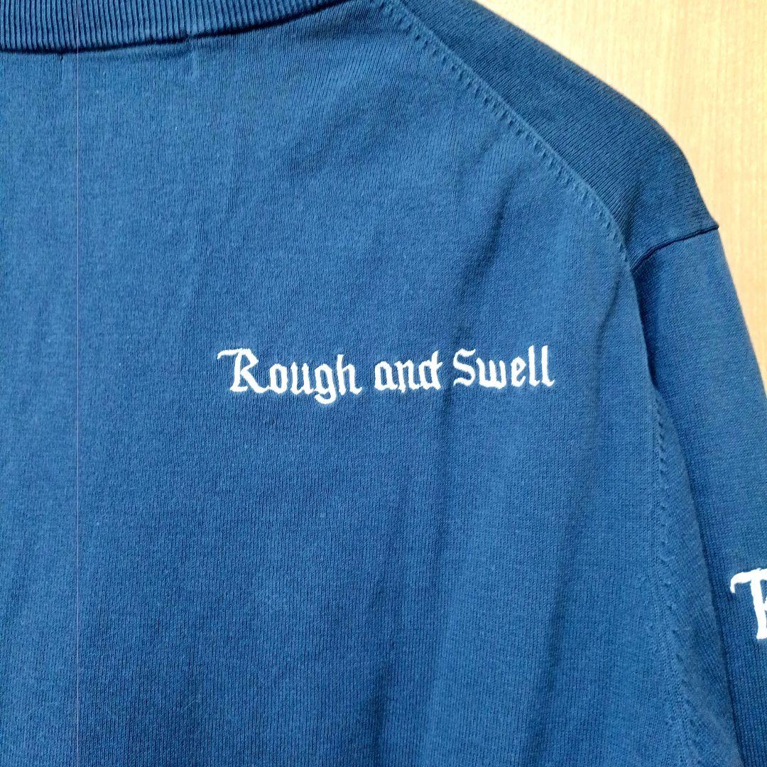 【美品】rough＆swell ゴルフウェア　春ニット　トレーナー刺繍　ワッペン