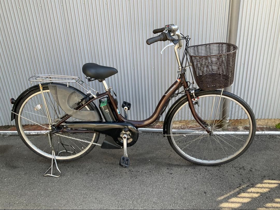 ヤマハ新機種電動アシスト自転車pasnatura26インチ　ブラウンアルミボディ