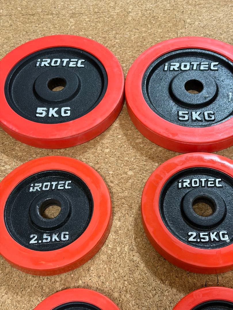 ラッコ様【2個目】20kg×2個セット40kg IROTECラバーダンベル可変式