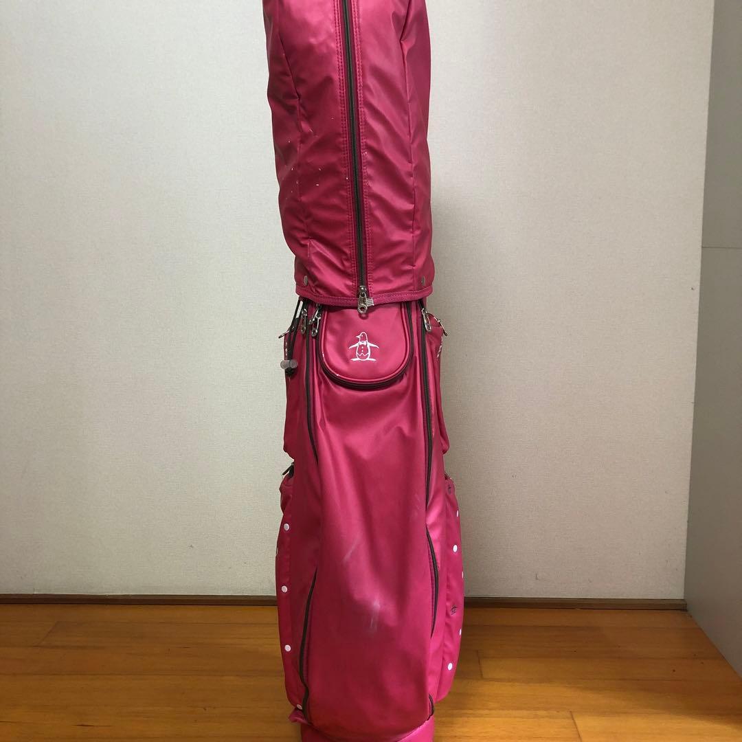 マンシングウェア Munsingwear キャディバッグ ピンク レディース