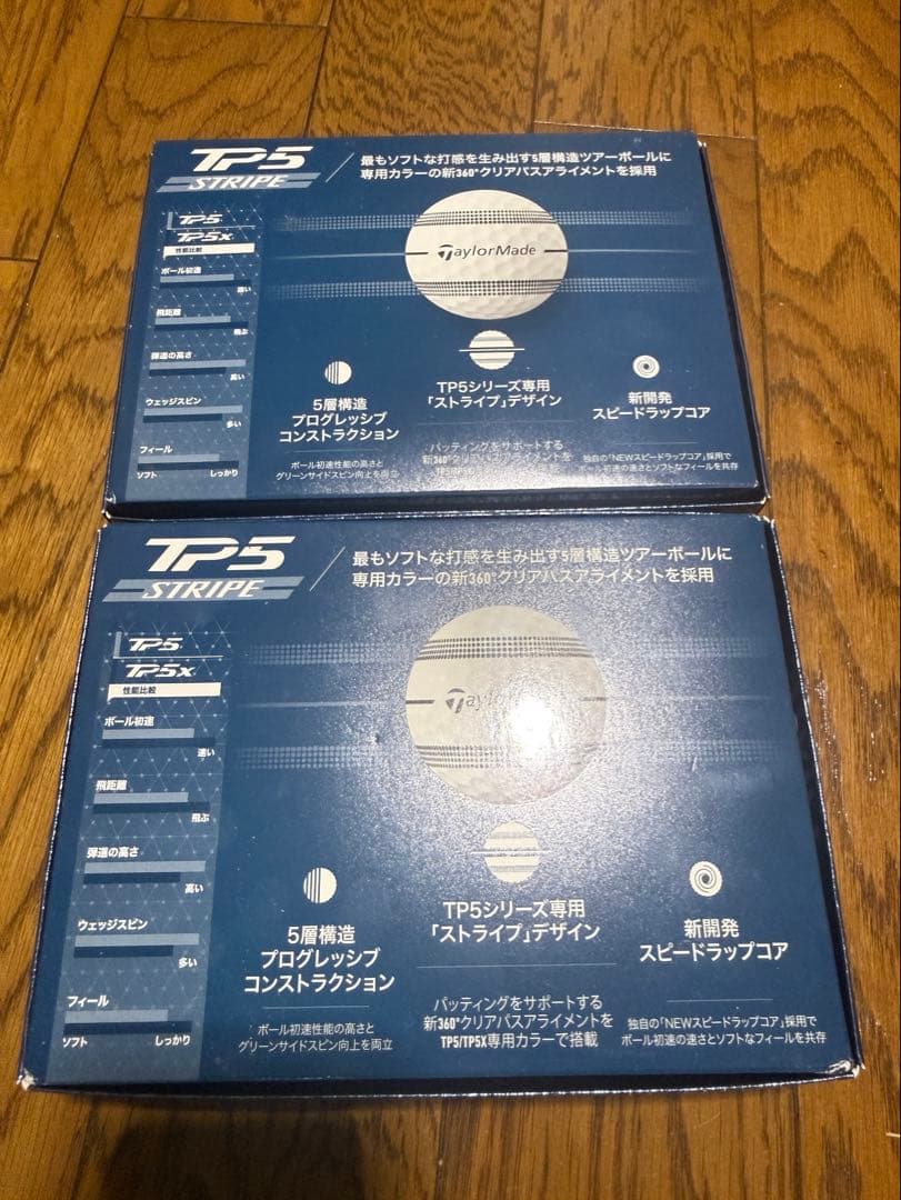 新品　テーラーメイド　TP5 ストライプ　２ダースセット